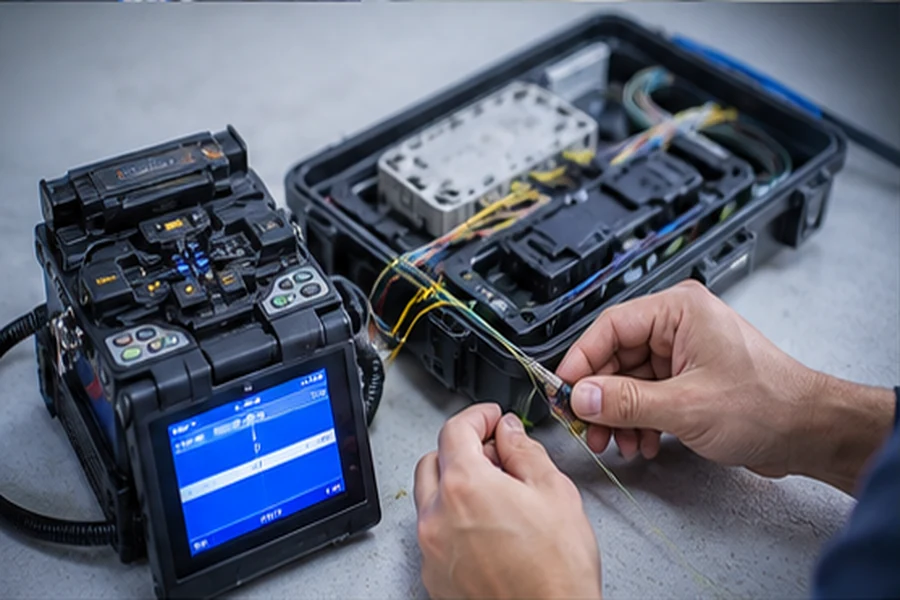Fiber Optik Sonlandırma ve Test Çalışması