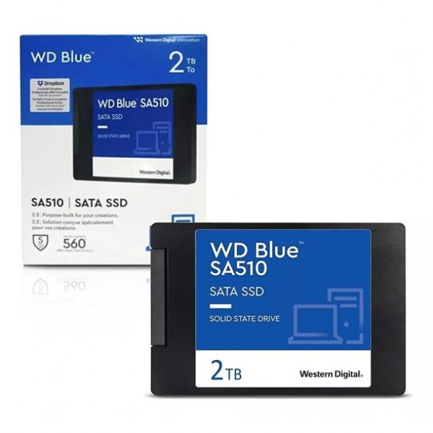 WD 2TB BLUE SA510 WDS200T3B0A 560-520MB/s SSD SATA-3 DİSK