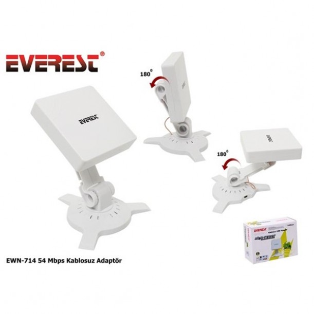 Everest EWN-714 54Mbps Kablosuz Adaptör