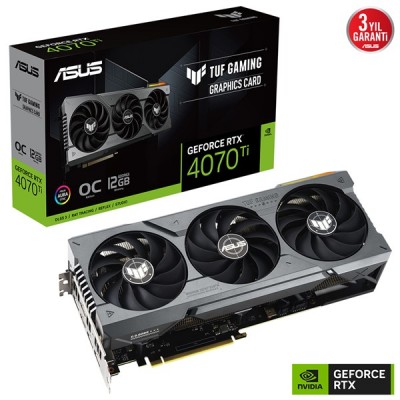 ASUS 12GB TUF RTX4070-O12G GAMING GDDR6X 192bit HDMI DP PCIe 16X v4.0