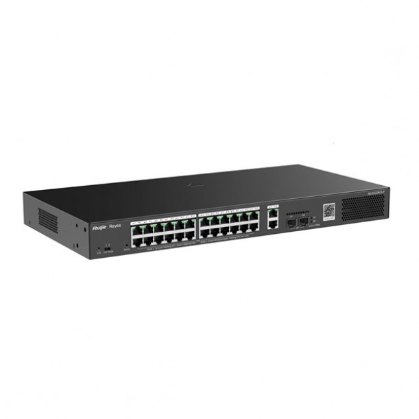 RUIJIE 24port 370w FULL PoE RG-ES228GS-P GIGABIT 2-FSP 2-Uplink Yönetilebilir Switch