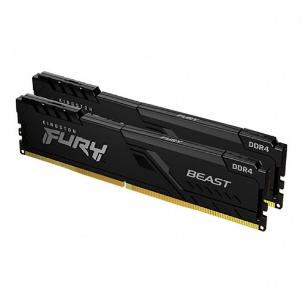 Kingston 16Gb Kıngston Fury Beast Ddr4 3600Mhz Kf436c17bbk2/16 2X8g