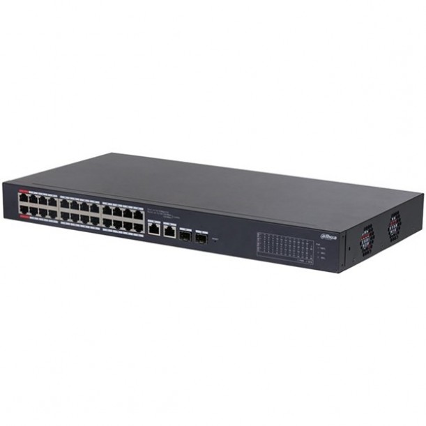 DAHUA 24port CS4226-24ET-375 10/100 2-SFP 375w Cloud PoE Switch