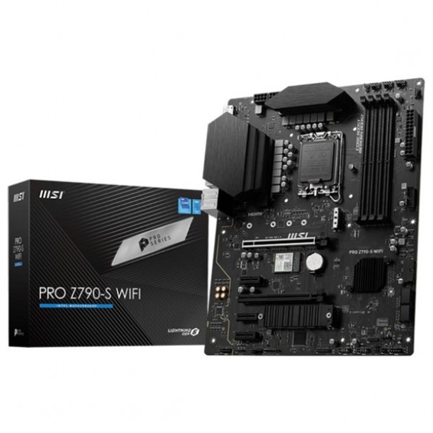 MSI PRO Z790-S WIFI-6E DDR5 HDMI-DP PCIE 4.0 1700p ATX