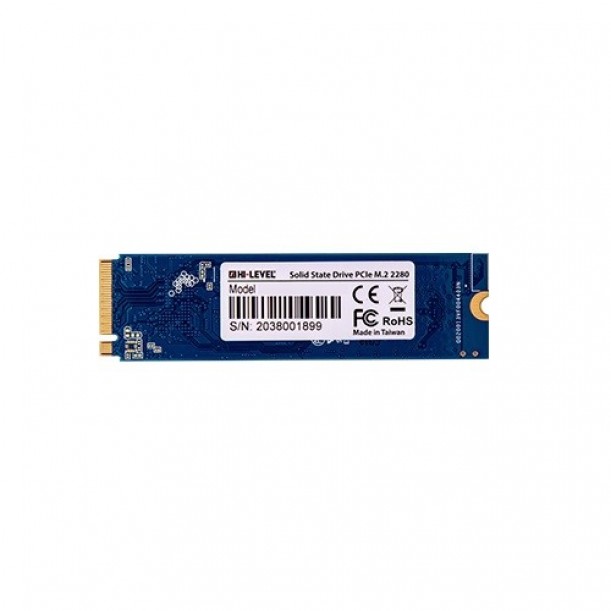 HI-LEVEL 512GB HLV-M2PCIeSSD2280/512G 3300- 3100MB/s M2 PCIe NVMe Gen3 Disk