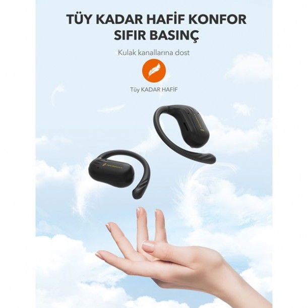 TAOTRONIC TT-BH1123 Kulakustu Bluetooth Kulaklık Siyah