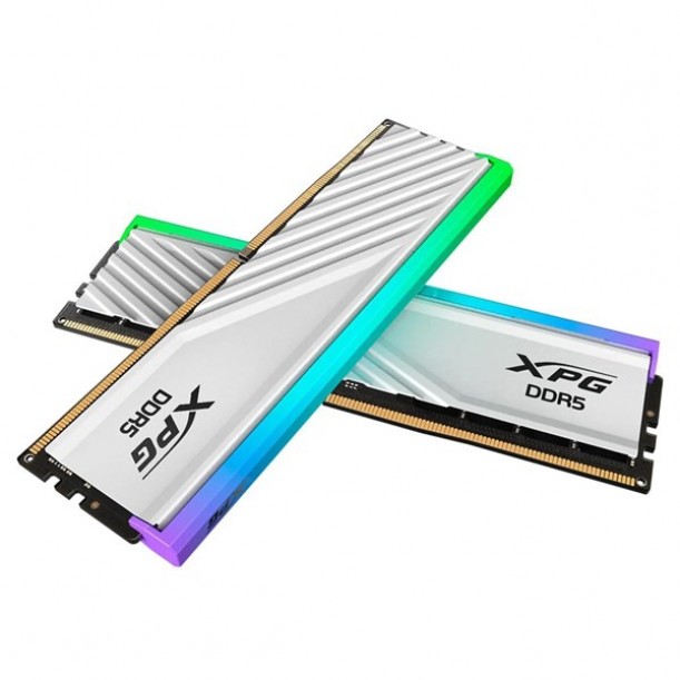 XPG 48GB (2X 24GB) DDR5 6000MHZ CL30 RGB DUAL KIT PC RAM LANCER BLADE BEYAZ AX5U6000C3024G-DTLABRWH