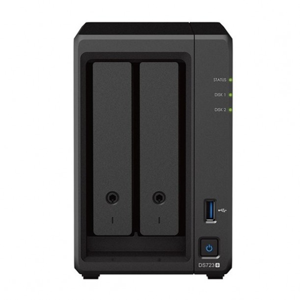 SYNOLOGY DS723 PLUS RYZEN R1600-2GB RAM-2-diskli Nas Sunucu (Disksiz)