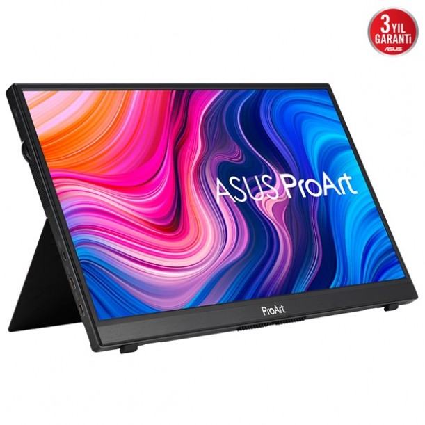 ASUS 14" Dokunmatik IPS PROART PA148CTV 5MS 60Hz USB-C/mHDMI Grafik Tasarım Taşınabilir Monitör (1920 X 1080)