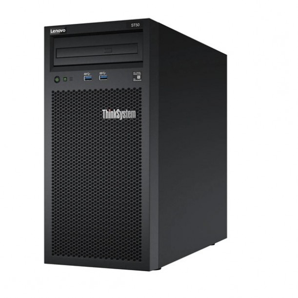 LENOVO ST50 7D8JA02YEA-V3 E-2324G 16gb 2x960gb SSD 500w 4U Tower Sunucu Win Ser Essential 2022 ROK