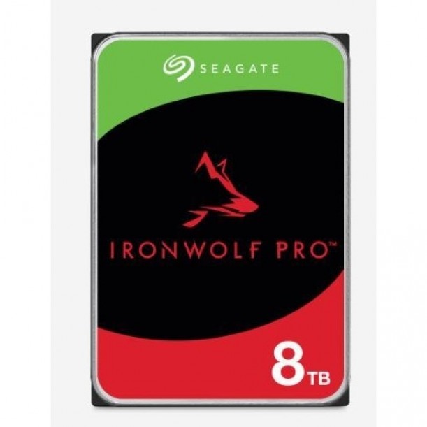 SEAGATE 3.5" 8TB IRONWOLF PRO ST8000NT001 256MB 7200RPM SATA-3 KURUMSAL NAS DİSKİ