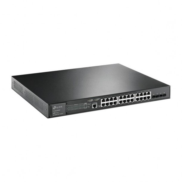 TP-LINK 24port TL-SG3428XMP GIGABIT 4-10GBE 384W YÖNETİLEBİLİR POE SWITCH