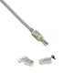 FRISBY CAT6A/CAT7 EZ FNW-RJ4534N RJ45 70li paket Metal Konnektör (Yeni nesil)