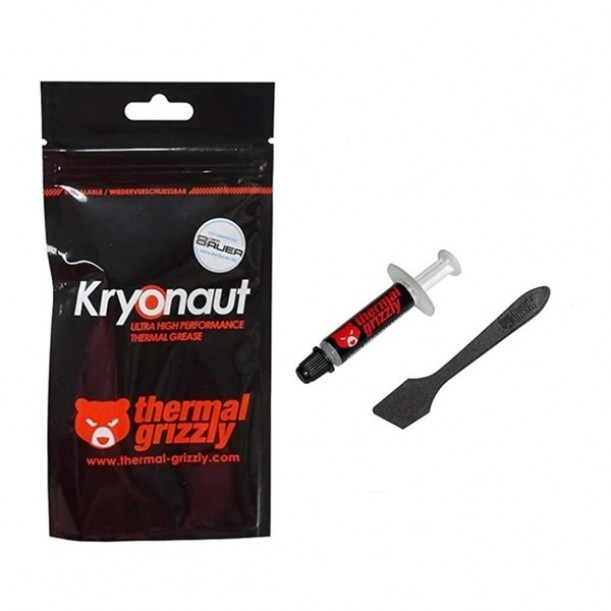 Thermal Grizzly Kryonaut 1Gr 12.5W - Yüksek Performanslı Termal Macun TG-K-001-RS