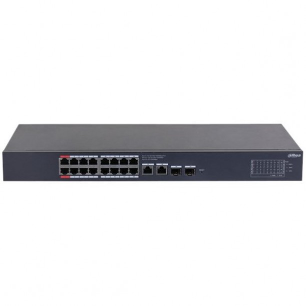 DAHUA 16port CS4220-16GT-240 GIGABIT 2-SFP 240W CLOUD POE SWITCH