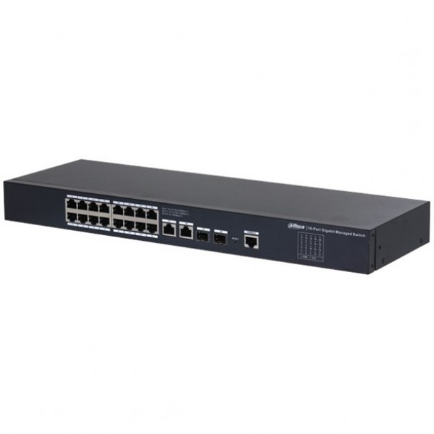 DAHUA 16port SG4020 GIGABIT 2-SFP YÖNETİLEBİLİR SWITCH