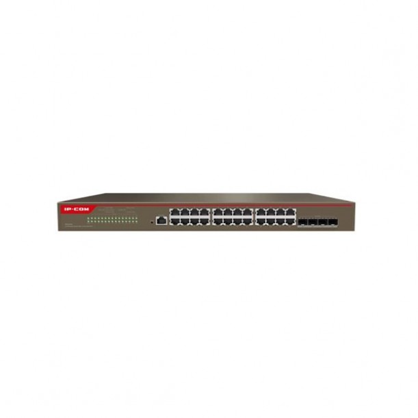 IP-COM 24port G5328X GIGABIT 4-10GBE SFP L3 YÖNETİLEBİLİR RACKMOUNT SWITCH