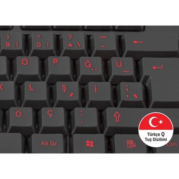 EVEREST USB Trk Multimedya Klavye - Mouse Set KM-6825