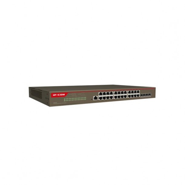 IP-COM 24port G5328X GIGABIT 4-10GBE SFP L3 YÖNETİLEBİLİR RACKMOUNT SWITCH