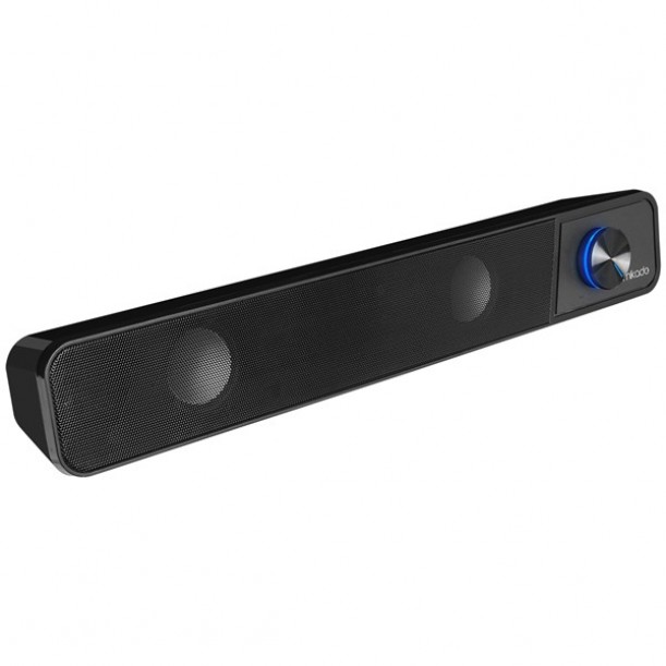 Mikado MD-69S Siyah 3Wx2 Led Işıklı Multimedia Soundbar Speaker