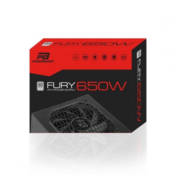 PowerBOOST 650W 80+ BST-ATX650WEU 12cm Fanlı APFC Power Supply