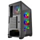 POWERBOOST 600W 80+ PB-PS5846B Gaming Mid-Tower PC Kasası