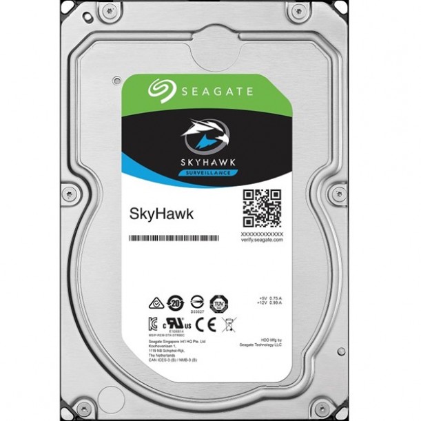 SEAGATE 3.5" 1TB SKYHAWK ST1000VX005 5900 RPM 64MB SATA-3 Güvenlik Diski