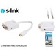 S-link SL-MHVS15 Mini HDMI to VGA+Audio (Yeni Versiyon) Çevirici