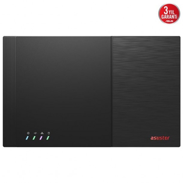 ASUSTOR FS6712X-4GB CELERON QC N5105-4GB RAM-12 adet  M2 NVME diskli Nas Sunucu (Disksiz)