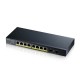 ZyXEL 10port 130w 8port PoE GS1100-10HP GIGABIT 2X SFP Yönetilemez Switch