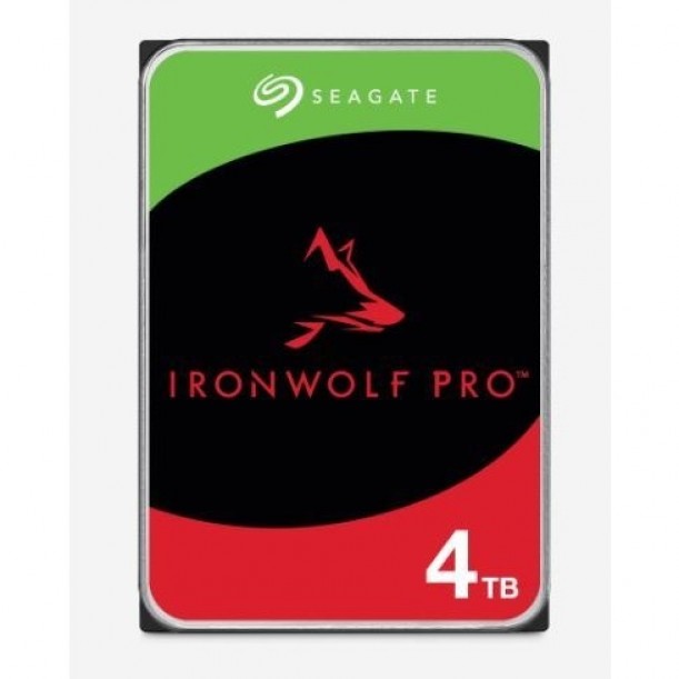 SEAGATE 3.5" 4TB IRONWOLF PRO ST4000NT001 256MB 7200RPM SATA-3 KURUMSAL NAS DİSKİ