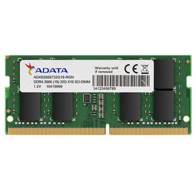 ADATA 16GB DDR4 2666Mhz CL19 NOTEBOOK RAM PREMIER AD4S266616G19-SGN