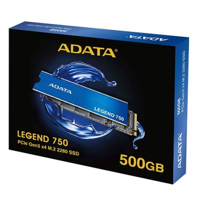 ADATA 500GB LEGEND ALEG-750-500GCS 3400-2400MB/s M2 NVME GEN3 DİSK