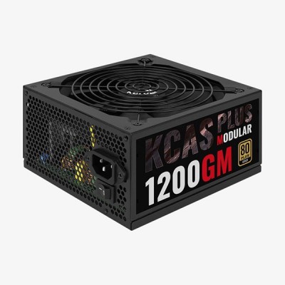 AEROCOOL 1200W 80+ GOLD KCAS PLUS AE-KCASP1200GM Yarı Modüler Power Supply