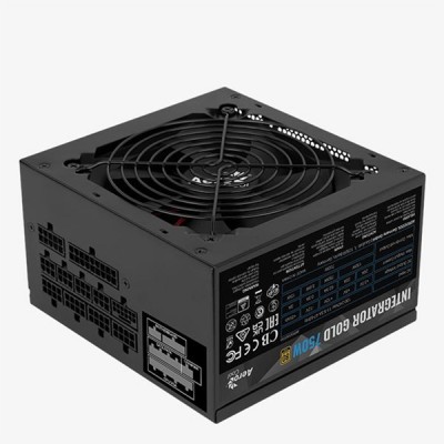 AEROCOOL 750W 80+ GOLD INTEGRATOR AE-INTG-750 PCIE 5.0 TAM MODÜLER POWER SUPPLY