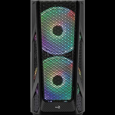 AEROCOOL AIRHAWK DUO AE-AIRHAWKD 2-20CM RGB FANLI GAMING MID-TOWER PC KASASI