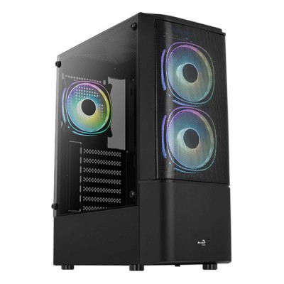 AEROCOOL QUANTUM AE-QNTM 3-FRGB FANLI GAMING MID-TOWER PC KASASI