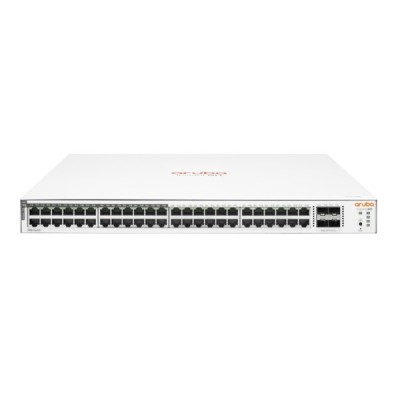 ARUBA 48port 370w 24port PoE Instant On 1830-48G JL815A GIGABIT 4X SFP Yönetilebilir Switch RackMount