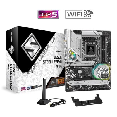 ASROCK B650E STEEL LEGEND WIFI-6E DDR5 HDMI-DP PCIE 4.0 AM5 ATX