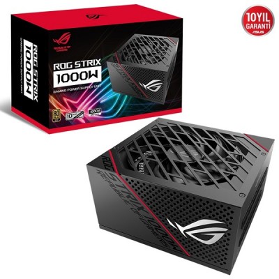 ASUS 1000W 80+ GOLD ROG STRIX 1000G 13.5cm Fanlı APFC Tam Modüler Power Supply