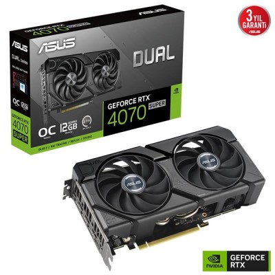 ASUS 12GB DUAL RTX4070-O12G EVO GDDR6X HDMI-DP PCIE 4.0