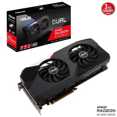 ASUS 12GB DUAL RX6700XT-12G GDDR6 256bit HDMI DP PCIe 16X v4.0