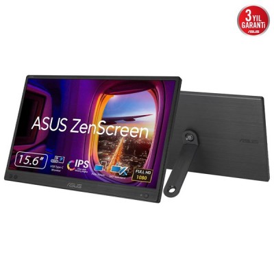 ASUS 15.6" IPS ZENSCREEN MB166CR USBC TAŞINABİLİR MONİTÖR