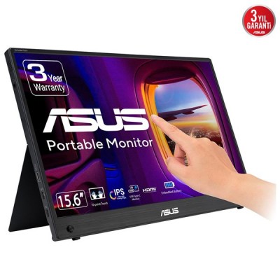 ASUS 16" DOKUNMATIK ZENSCREEN MB16AMTR 5MS 60HZ mHDMI-USBC BATARYALI TAŞINABİLİR MONİTÖR