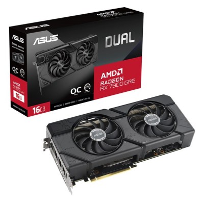 ASUS 16GB DUAL RX7900GRE-O16G 1GDDR6 250bit HDMI-DP PCIE 4.0