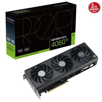 ASUS 16GB PROART RTX4060TI-16G GDDR6X 128bit HDMI-DP PCIE 4.0