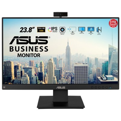 ASUS 23.8" IPS BE24EQK 5MS 60Hz HDMI-DP EV Ofis Tipi Monitör (1920 X 1080) Web Kameralı