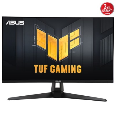 ASUS 27" IPS TUF GAMING VG27AQ3A 1MS 180Hz HDMI-DP Gaming Monitör (2560 X 1440) Outlet (Kutu Açık)