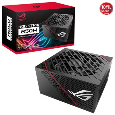 ASUS 850W 80+ GOLD ROG STRIX 850G 13.5cm Fanlı Tam Modüler Power Supply Japon Kapasitör