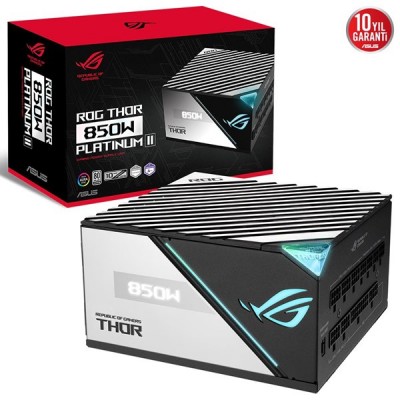 ASUS 850W 80+ PLATINUM ROG THOR-850P2 TAM MODÜLER POWER SUPPLY